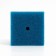 Rectangular sponge for filter No. 13, coarse, 12 x 12 x 16 cm, blue