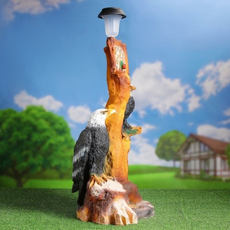 Garden Lanter "Tree with a Lanterna: Two Eagles" 72x40 cm-1