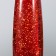 Lamp gel shine chrome colored rocket 34.5x8.5 cm