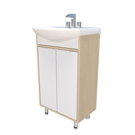 Flora Tumba 55, with a sink ist, sonoma color, 30 x 49 x 82