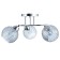 Erion chandelier 3he27 40W chrome 50x50x24 cm Bayerlux