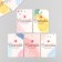 Cardboard "Thank you very" set 10 pcs (5 types) 4x6 cm
