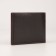 Male purse without fastener, department for bills, for maps, for coins, brown color