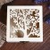 Casket wood for painting "Tree" 4.7x9.8x9.8 cm