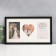 Multi -family "Love" in 3 photos 10x15 cm, black