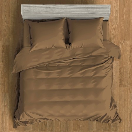 Bed linen 1.5 joint venture amore mio, size 150x210 cm, 145x215 cm, 70x70 cm - 2 pcs, beige color-1