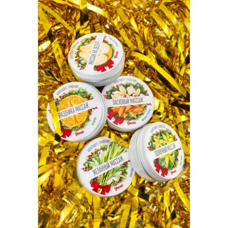 Massage candle New Year's Yove "Tender Massage", Almonds and Vanilla, 30 ml-7