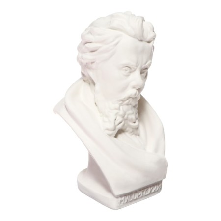 Gypsum figure famous people: Bust of Mussorgsky 23*12*13.5 10-197-1