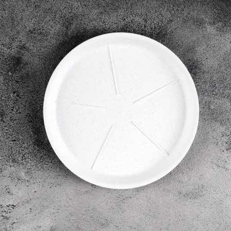 Patron for the pot, d = 16.1 cm, plastic, color marble-1