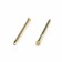 Construction battles, finished, brassized, 1.4x30 mm, 50 pcs