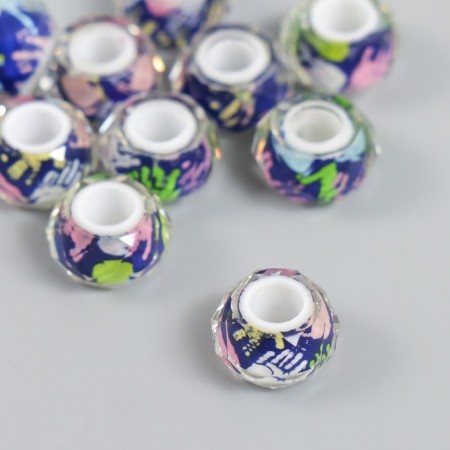 Busina for creativity plastic "Lill - graffiti" 1.3x1.3x0.8 cm