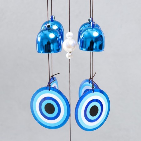 Wind Music Metal "Elephant" from the evil eye 4 bells 46 cm-2