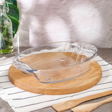 A set of baking forms Primex, glass, 1500/2000/2500 ml-1