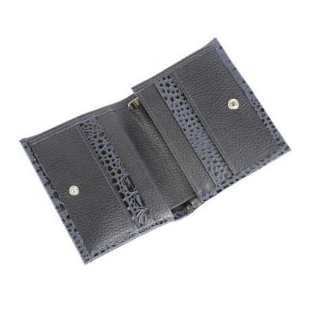 Wallet, button, 4 pockets, 1 section for trifles, n/k blue cl/blue fleet-1