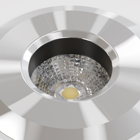 Building Lamp Outdoor O044DL-L1S3K3, 1W, 6.2x6.2x9 cm, LED, 61LM, 3000K, Silver Color-1