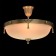Closure ceiling "Aphrodite" 4x60W E14 Antique bronze 42x42x38 cm