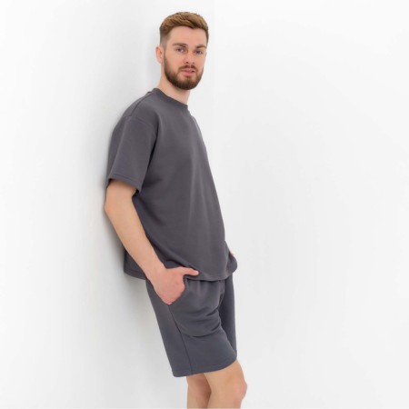 Men's shorts mist men’s casual size 52, graphite-2
