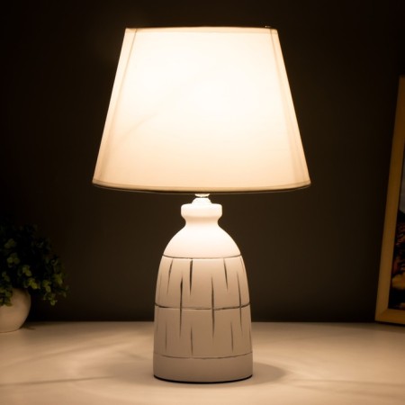 Mercury table lamp E14 40W white 22.5x22.5x36cm Risalux-2