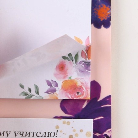 Gift set: diary, stickers, ballpoint pen, blue paste "Beloved teacher"-8