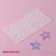 Form for chocolate “Stars”, silicone, 8 cells, 22 × 11.5 × 0.3 cm, transparent color