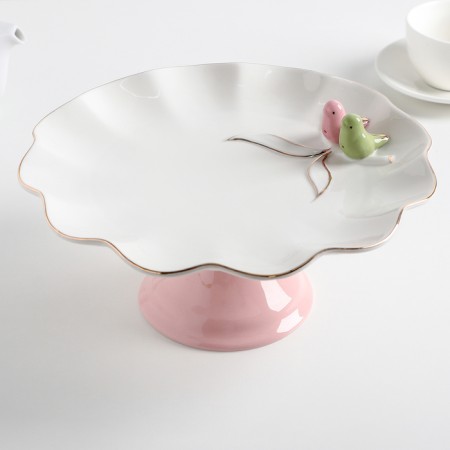 Ceramic Ceramic dessert stand, D = 25 cm-1