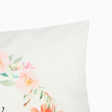 A set of decorative pillowcases "Flowers" - 4 pcs, 40x40 cm, velor-3