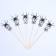 Skewers "Spiders with a ghost", in a set of 6 pieces