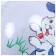 Inflatable toy "Dalmatian Hammer", 80 x 35 cm, markdown