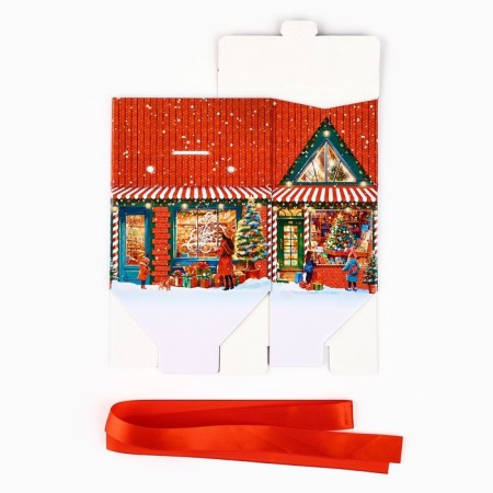 Box a gift New Year's folding “Happy New Year! ", 15 x 18 x 10 cm, New Year-7