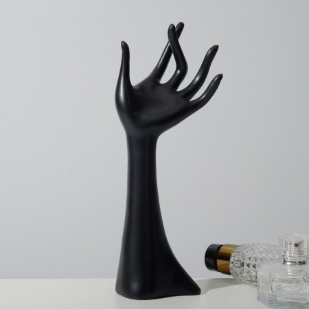 Stand for jewelry "Hand" 9.5 × 7 × 24, black color-2
