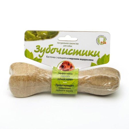 Toothpick "Village Goods" for dogs of medium breeds, with seaweed, 95 g