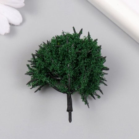 Artificial plant for creativity plastic "Green Treage" 6 cm