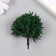 Artificial plant for creativity plastic "Green Treage" 6 cm