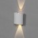 Fronts' lamp "Semesfer", FSD-075, 2 W, 3000K, 1 Ray, IP65, 220 V, plastic, white