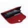 Women's wallet on magnet, red color