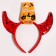 Carnival rim "horns", with sequins