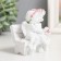 Souvenir "2 Angel in a pink wreath on a bench" 8x7x5 cm