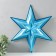 Figure "Star in the Star" Little Blue Metallic, Half, 34x39 cm