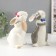 Souvenir Ceramics "Rabbits Milash" White Mix 20x10x10.5 cm