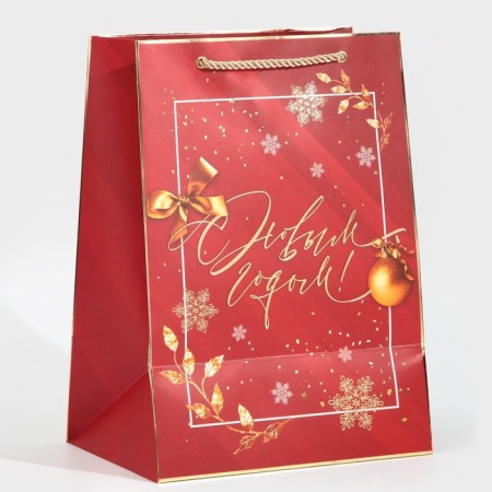 Laminated packet "Faith in Miracles", 21 x 30 x 15 cm, New Year-2