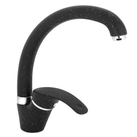 Accoona A4053F kitchen mixer, single -leaf, black, matte