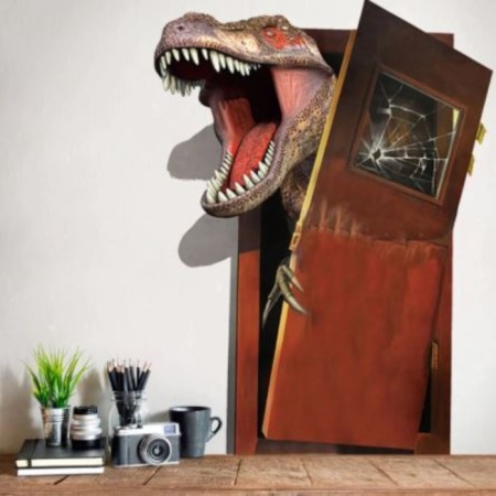 Stick 3D interior dinosaur 60*45cm