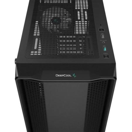 Корпус Deepcool CC560 V2 черный без БП ATX 8x120mm 5x140mm 1xUSB2.0 audio bott PSU-7
