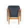 Aesthetics living room, Buk frame, polyester fabric, Dark Azure color