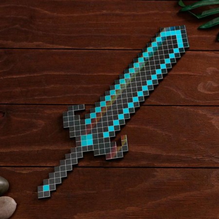 Souvenir wooden sword of the dark elf "Pixel", 37 cm mix-3