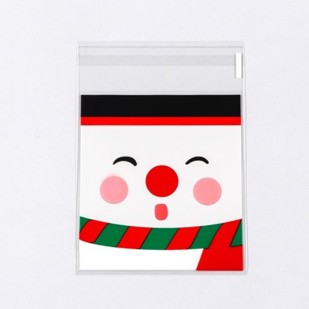 BOPP package with sticky tape, "Bear", 10*11+3cm mix-8