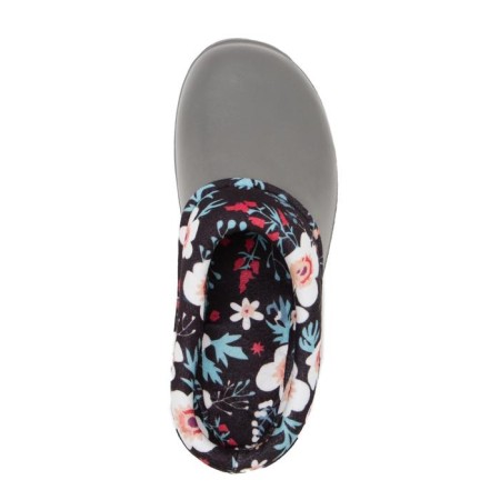 Galosha female, gray/flowers, size 38-39-3