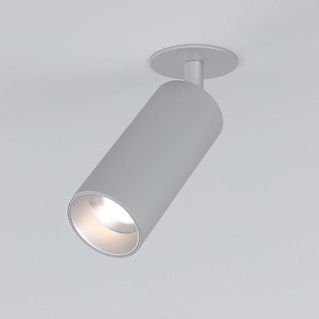 Lamp ceiling Elektrostandard, Diffe Led 10 W, 52x52x185 mm, IP20, Silver color