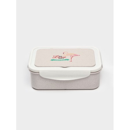 Lunch-Box "Flamingo", 1.4 l, 21.5 x 7.3 x 15 cm, white-6