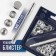 Installation buttons, omega (o-shaped), d = 15 mm, 6 pcs, with the installer, silver color